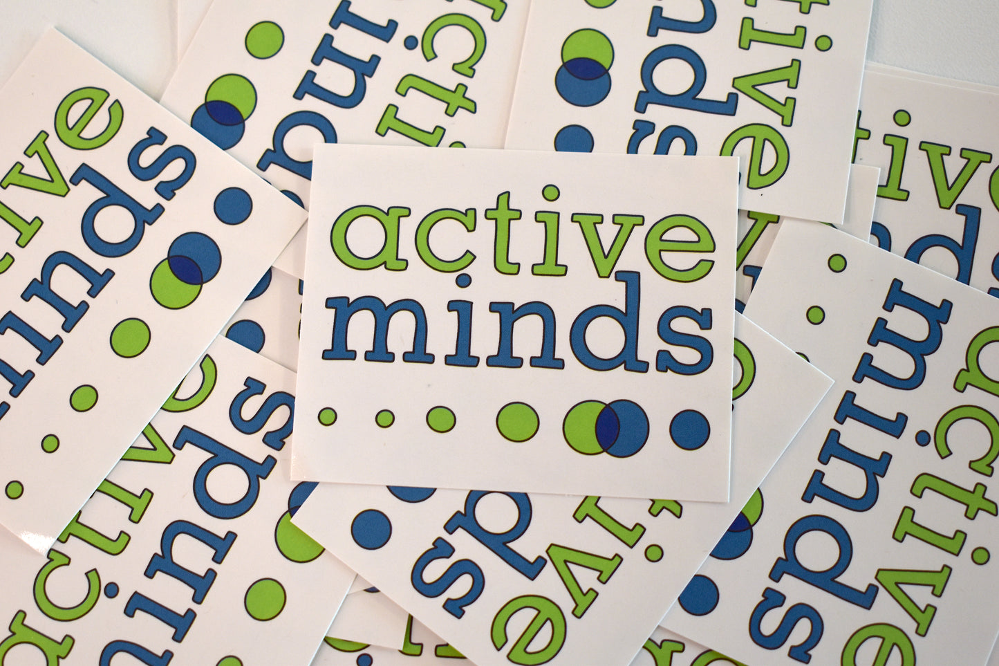 'Active Minds Logo' Stickers (Pack of 25)