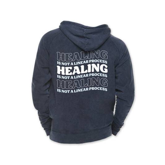 Healing is Not a Linear Process Hooded Sweatshirt