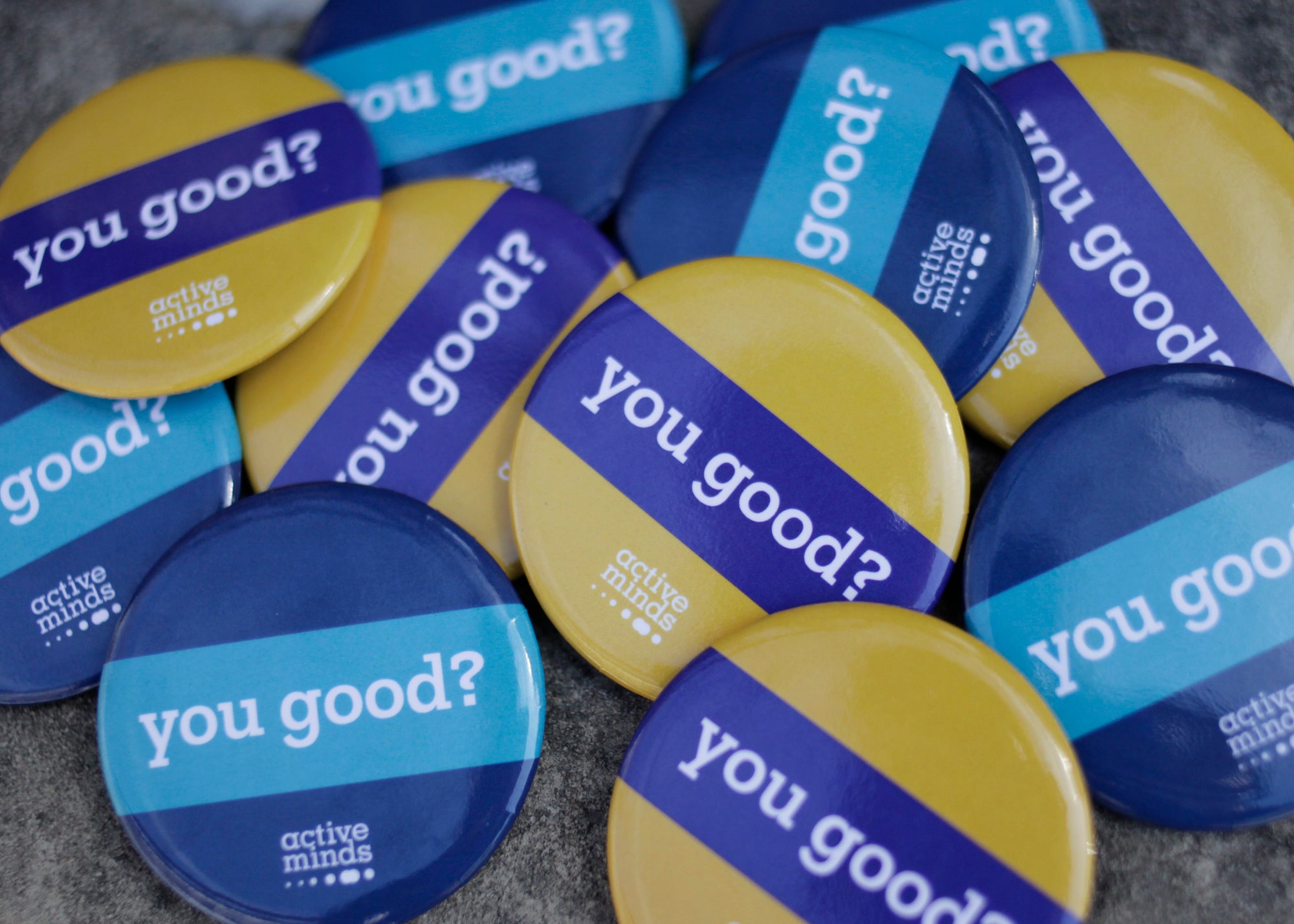'You Good?' Buttons – Active Minds Shop